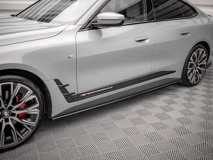 Maxton Design - SIDE SKIRTS DIFFUSERS V.1 BMW 4 GRAN COUPE M-PACK / M440I G26