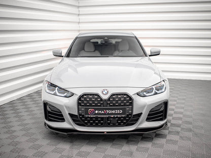 Maxton Design - FRONT SPLITTER V.1 BMW 4 / I4 GRAN COUPE M-PACK / M440I G26