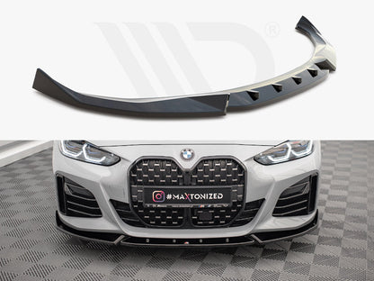 Maxton Design - FRONT SPLITTER V.2 BMW 4 / I4 GRAN COUPE M-PACK / M440I G26
