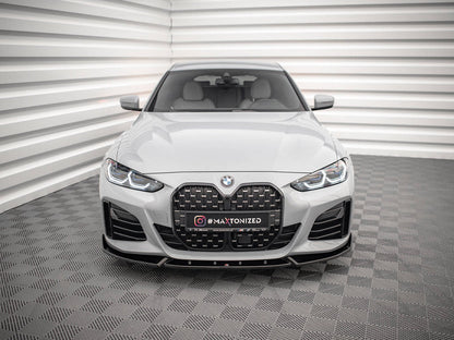 Maxton Design - FRONT SPLITTER V.2 BMW 4 / I4 GRAN COUPE M-PACK / M440I G26