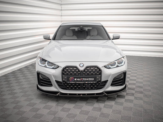 Maxton Design - FRONT SPLITTER V.2 BMW 4 / I4 GRAN COUPE M-PACK / M440I G26