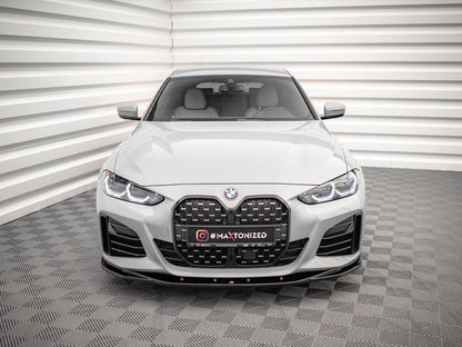 Maxton Design - FRONT SPLITTER V.3 BMW 4 / I4 GRAN COUPE M-PACK / M440I G26