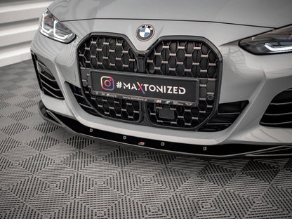 Maxton Design - FRONT SPLITTER V.3 BMW 4 / I4 GRAN COUPE M-PACK / M440I G26