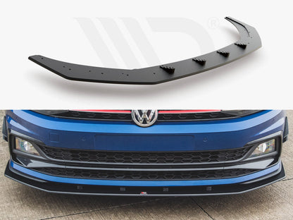 Maxton Design - STREET PRO FRONT SPLITTER VW POLO GTI MK6 (2017-2021)