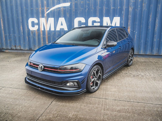 Maxton Design - STREET PRO FRONT SPLITTER VW POLO GTI MK6 (2017-2021)
