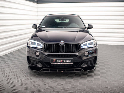 Maxton Design - FRONT SPLITTER V.2 BMW X6 M SPORT F16