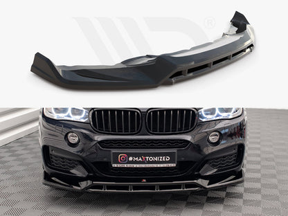 Maxton Design - FRONT SPLITTER V.3 BMW X6 M SPORT F16