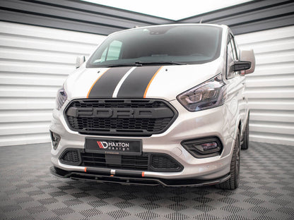 Maxton Design - FRONT SPLITTER FORD TRANSIT CUSTOM ST-LINE MK1 FACELIFT