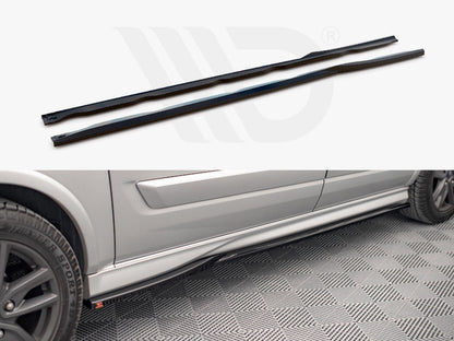 Maxton Design - SIDE SKIRTS DIFFUSERS FORD TRANSIT CUSTOM ST-LINE MK1 FACELIFT