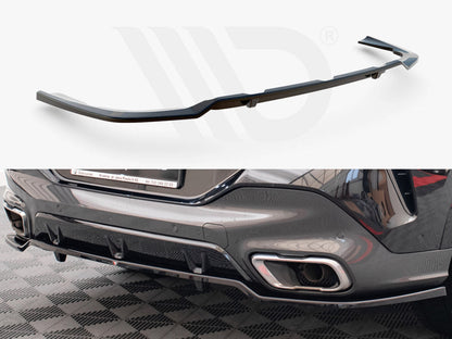 Maxton Design - CENTRAL REAR SPLITTER (VERTICAL BARS) V.3 BMW X6 M-PACK G06