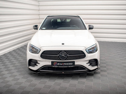 Maxton Design - FRONT SPLITTER V.1 MERCEDES E AMG LINE W213 FACELIFT