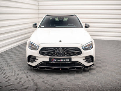 Maxton Design - Front Splitter V.2 Mercedes E AMG Line W213 Facelift