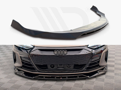 Maxton Design - FRONT SPLITTER V.2 AUDI E-TRON GT / RS GT MK1