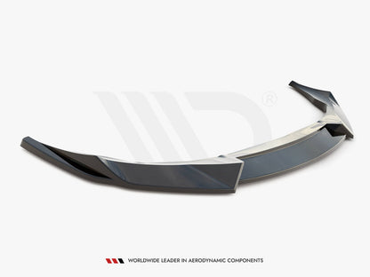 Maxton Design - FRONT SPLITTER V.1 AUDI E-TRON GT / RS GT MK1