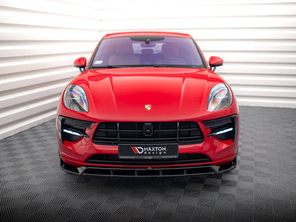 Maxton Design - FRONT SPLITTER V.2 PORSCHE MACAN GTS / SPORT DESIGN MK1 FACELIFT