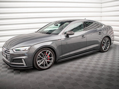 Maxton Design - SIDE SKIRTS SPLITTERS AUDI A5 F5 S-LINE SPORTBACK (2016 - UP)