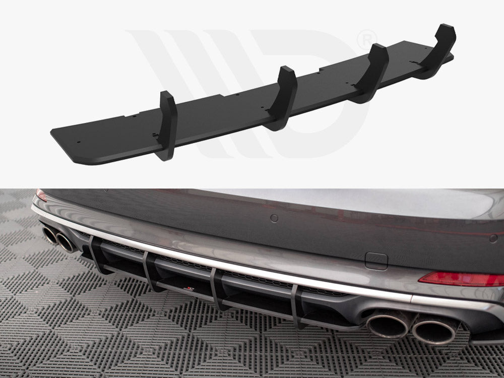Maxton Design - STREET PRO REAR DIFFUSER AUDI S5 COUPE / SPORTBACK F5