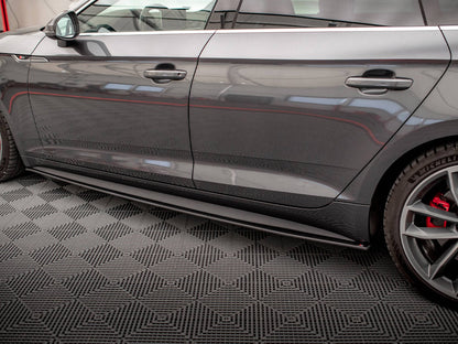 Maxton Design - STREET PRO SIDE SKIRTS DIFFUSERS AUDI A5 S-LINE / S5 SPORTBACK F5