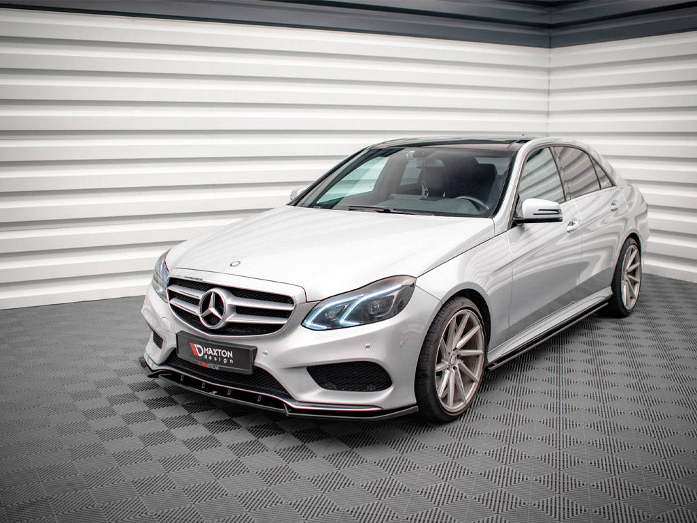 Maxton Design - SIDE SKIRTS DIFFUSERS MERCEDES-BENZ E63 AMG SEDAN W212 FACELIFT (2012-2014)