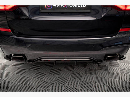 Maxton Design - CENTRAL REAR SPLITTER (VERTICAL BARS) BMW X3 M40I / M40D G01