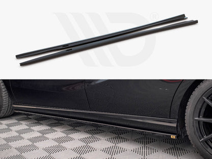 Maxton Design - SIDE SKIRTS DIFFUSERS MERCEDES B W246 FACELIFT