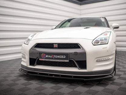 Maxton Design - FRONT SPLITTER NISSAN GTR R35 1ST FACELIFT