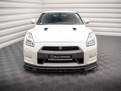 Maxton Design - FRONT SPLITTER NISSAN GTR R35 1ST FACELIFT