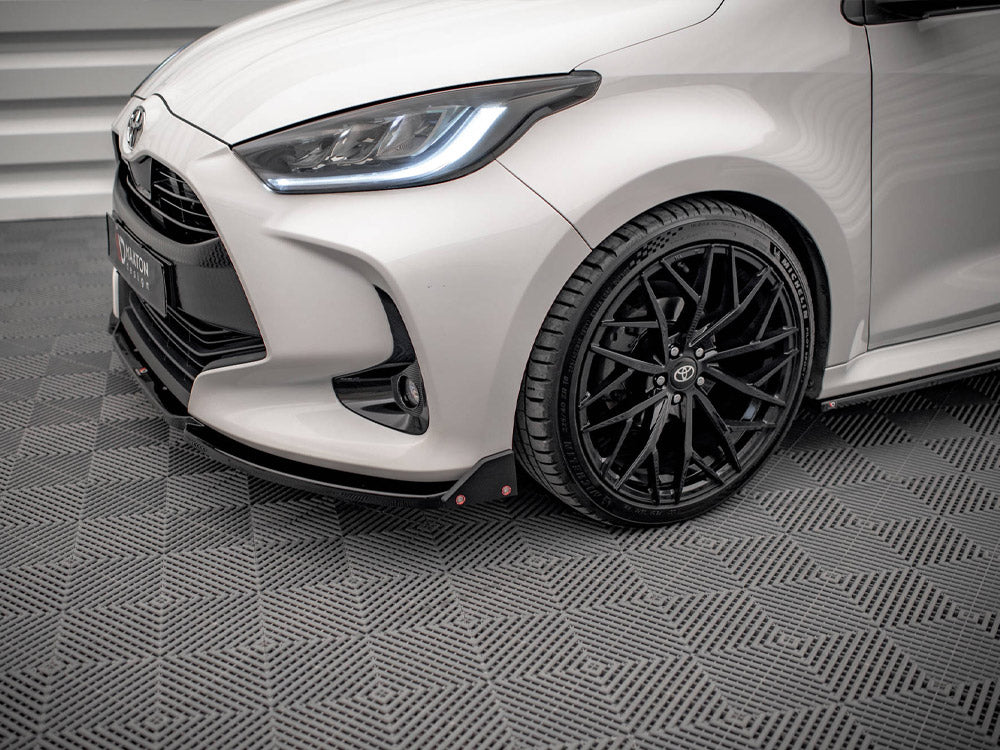 Maxton Design - FRONT SPLITTER V.1 + FLAPS TOYOTA YARIS MK4