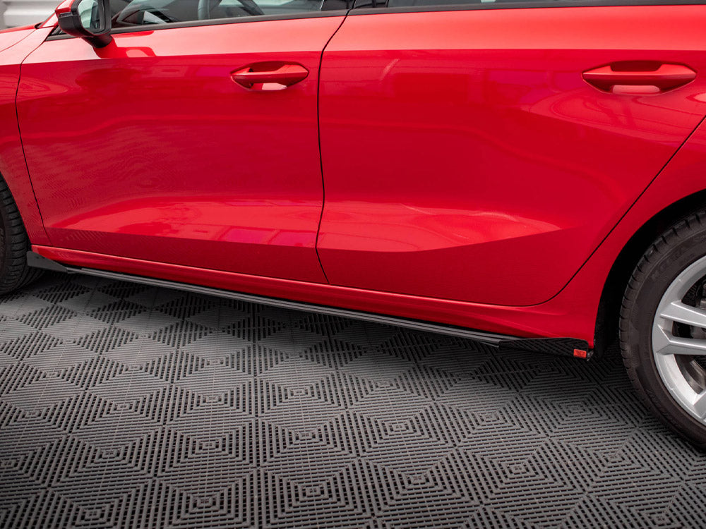 Maxton Design - STREET PRO SIDE SKIRTS DIFFUSERS + FLAPS AUDI A3 8Y