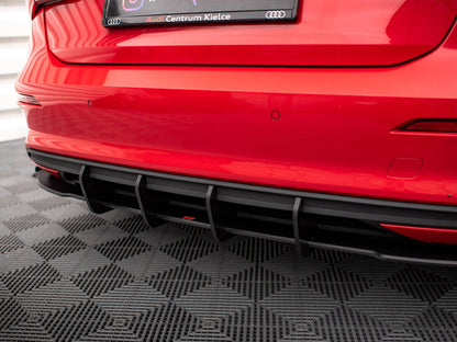 Maxton Design - STREET PRO REAR VALANCE + FLAPS AUDI A3 SPORTBACK 8Y