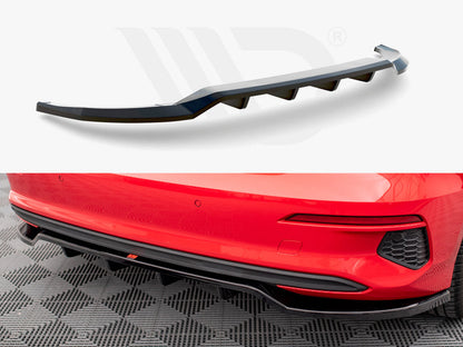 Maxton Design - CENTRAL REAR SPLITTER (VERTICAL BARS) AUDI A3 SPORTBACK 8Y