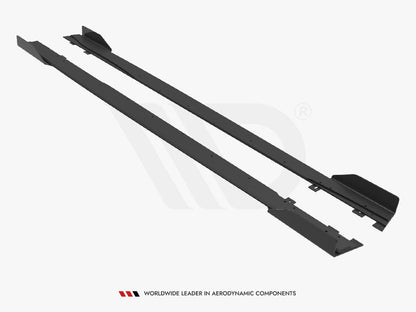 Maxton Design - STREET PRO SIDE SKIRTS DIFFUSERS + FLAPS MERCEDES A35 AMG / AMG-LINE W177