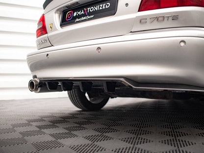 Maxton Design - CENTRAL REAR SPLITTER (VERTICAL BARS) VOLVO C70 MK1