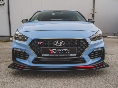 Maxton Design - STREET PRO DURABILITY FRONT SPLITTER + FLAPS HYUNDAI I30 N MK3 HATCHBACK / FASTBACK