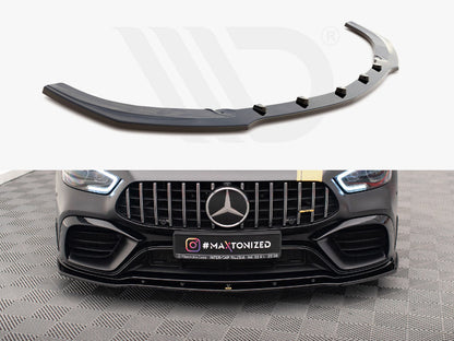 Maxton Design - FRONT SPLITTER V.2 MERCEDES AMG GT 63S 4-DOOR COUPE (2018 -)