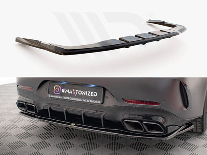 Maxton Design - CENTRAL REAR SPLITTER (VERTICAL BARS) MERCEDES AMG GT 63S 4-DOOR COUPE AERO