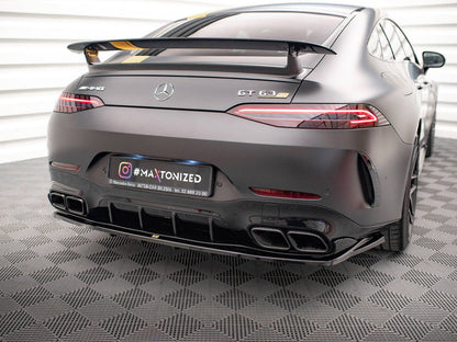 Maxton Design - CENTRAL REAR SPLITTER (VERTICAL BARS) MERCEDES AMG GT 63S 4-DOOR COUPE AERO