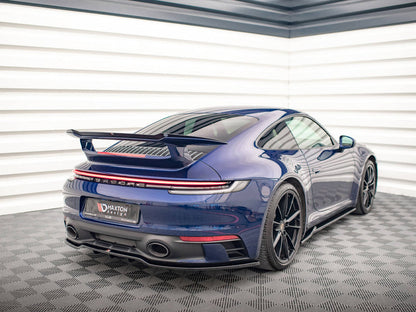 Maxton Design - CENTRAL REAR SPLITTER V.1 (VERTICAL BARS) PORSCHE 911 CARRERA AERO 992
