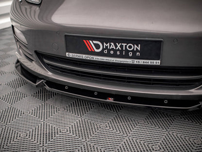 Maxton Design - FRONT SPLITTER V.2 PORSCHE PANAMERA / PANAMERA DIESEL 970