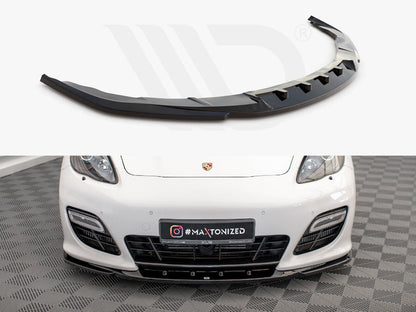 Maxton Design - FRONT SPLITTER V.2 PORSCHE PANAMERA TURBO 970