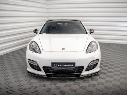 Maxton Design - FRONT SPLITTER V.2 PORSCHE PANAMERA TURBO 970