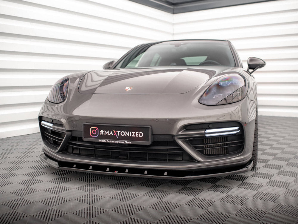 Maxton Design - FRONT SPLITTER V.1 PORSCHE PANAMERA E-HYBRID 971