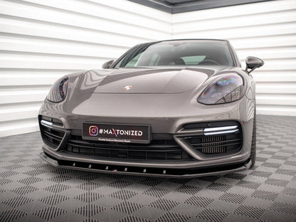 Maxton Design - FRONT SPLITTER V.1 PORSCHE PANAMERA E-HYBRID 971