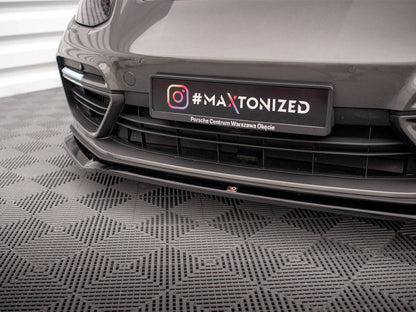 Maxton Design - FRONT SPLITTER V.2 PORSCHE PANAMERA E-HYBRID 971