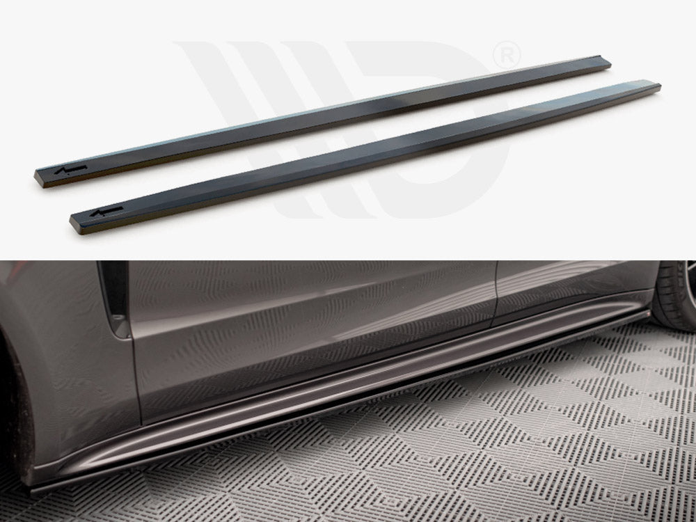 Maxton Design - Side Skirts Diffusers V.1 Porsche Panamera Turbo S E-Hybrid / Panamera E-Hybrid / Panamera 4S 971