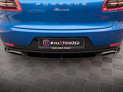 Maxton Design - CENTRAL REAR SPLITTER PORSCHE MACAN MK1