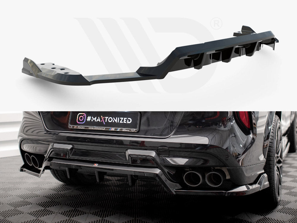Maxton Design - CENTRAL REAR SPLITTER (VERTICAL BARS) BMW X6 M F96
