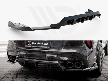 Maxton Design - CENTRAL REAR SPLITTER (VERTICAL BARS) BMW X6 M F96