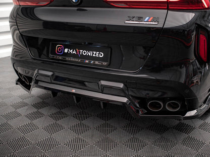 Maxton Design - CENTRAL REAR SPLITTER (VERTICAL BARS) BMW X6 M F96