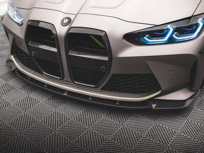 Maxton Design V1 Carbon Fibre/Carbon Fiber Front Lip Splitter & Chin Spoiler for BMW M3 G80/G81 Touring & M4 G82 (2021+) - G8